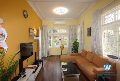 Bright apartment with 03 bedrooms for rent in Au Co St, Tay Ho, Hanoi